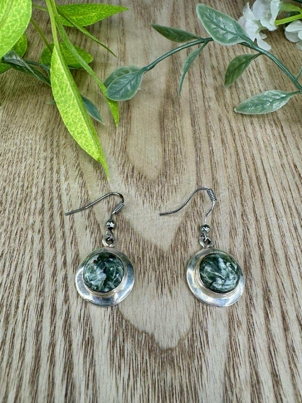 Seraphinite Earrings (SerE1)