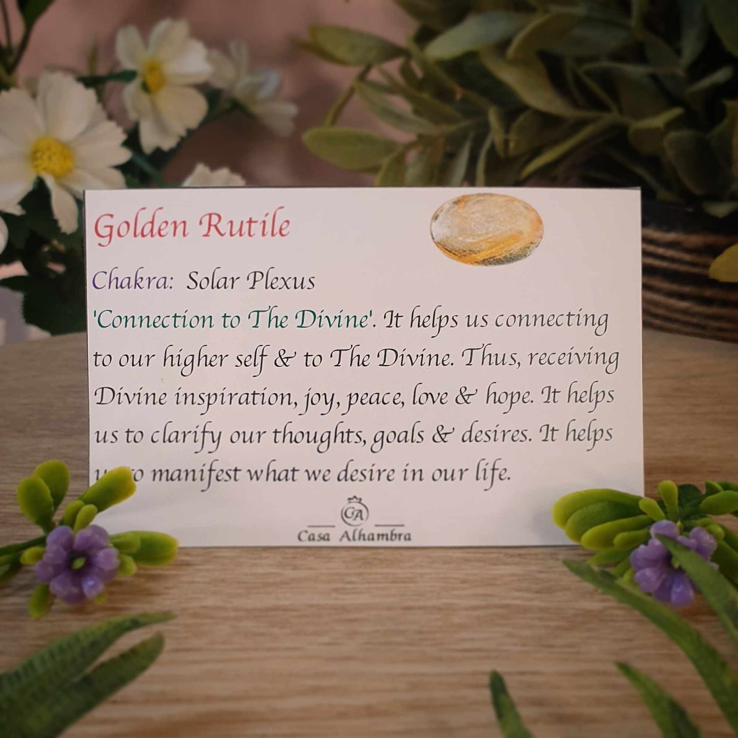 Golden Rutile Bracelet (mx862)