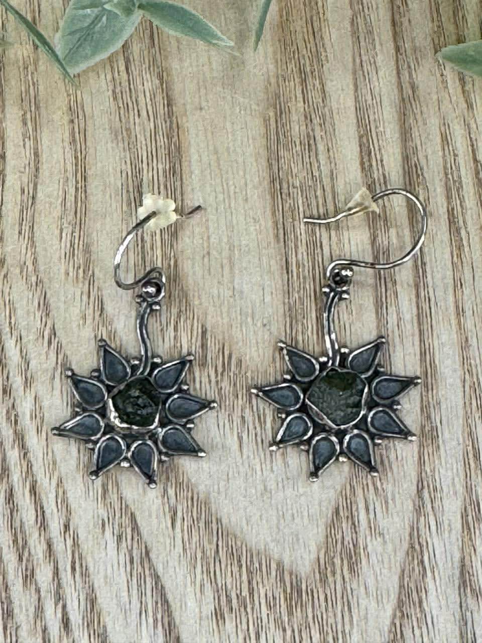 Moldavite Earrings (MoldavE200)