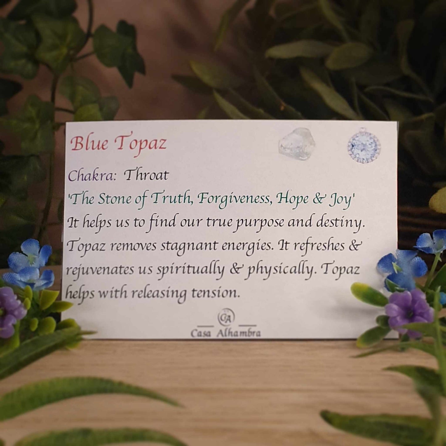 Owyhee Opal, Blue Topaz Pendant (mx811)