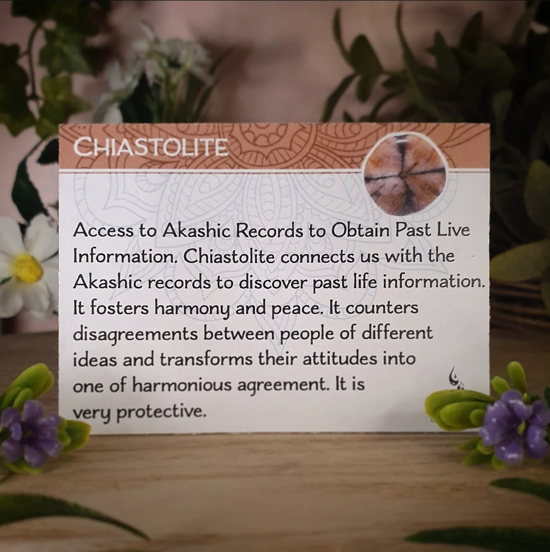 Chiastolite Pendant (mx879)