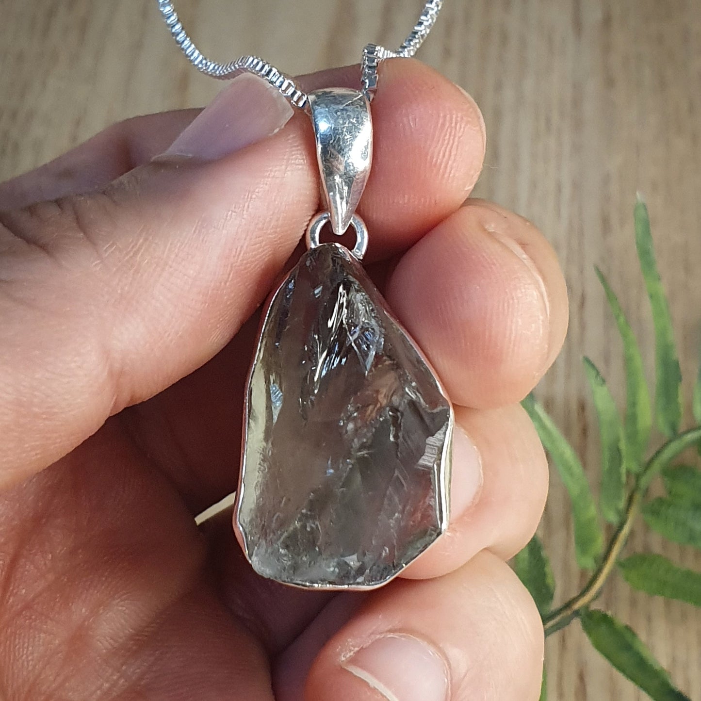 Green Amethyst (Prasiolite) Pendant (mx418)