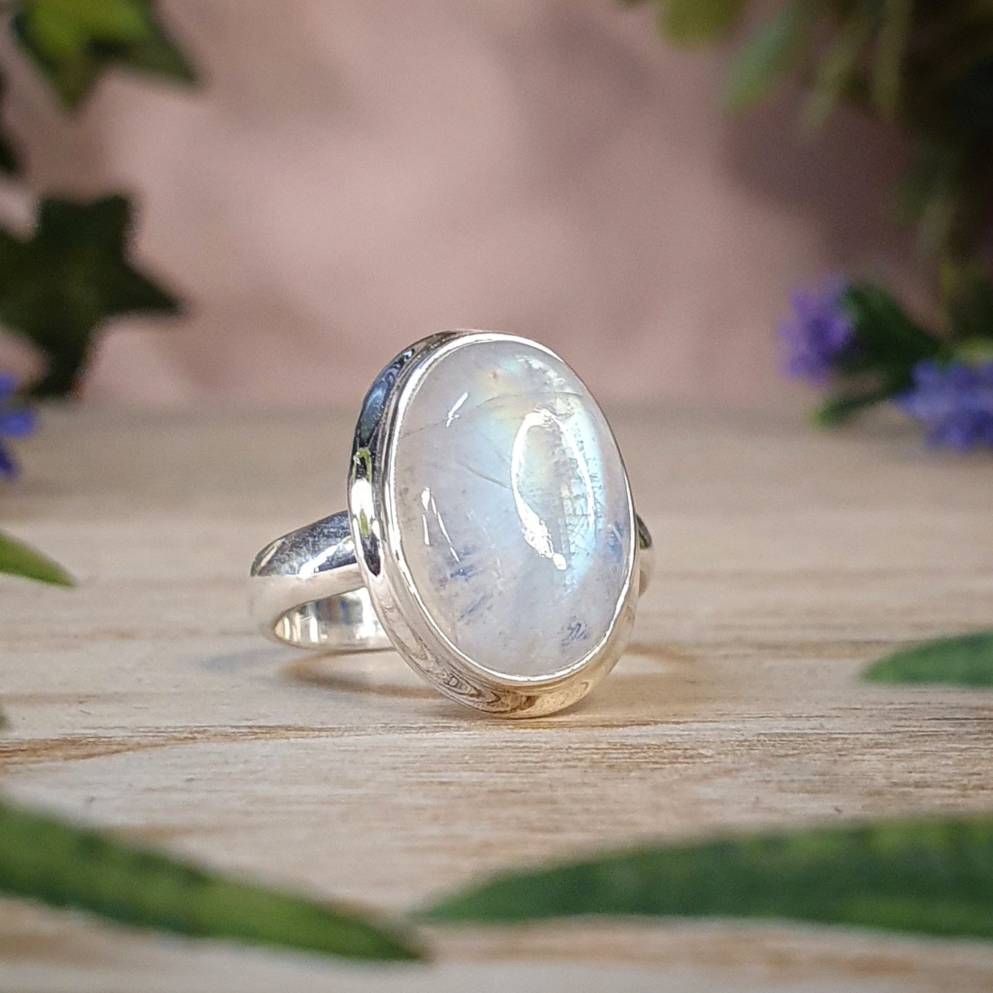 Moonstone Ring - Size 6 (MX454)