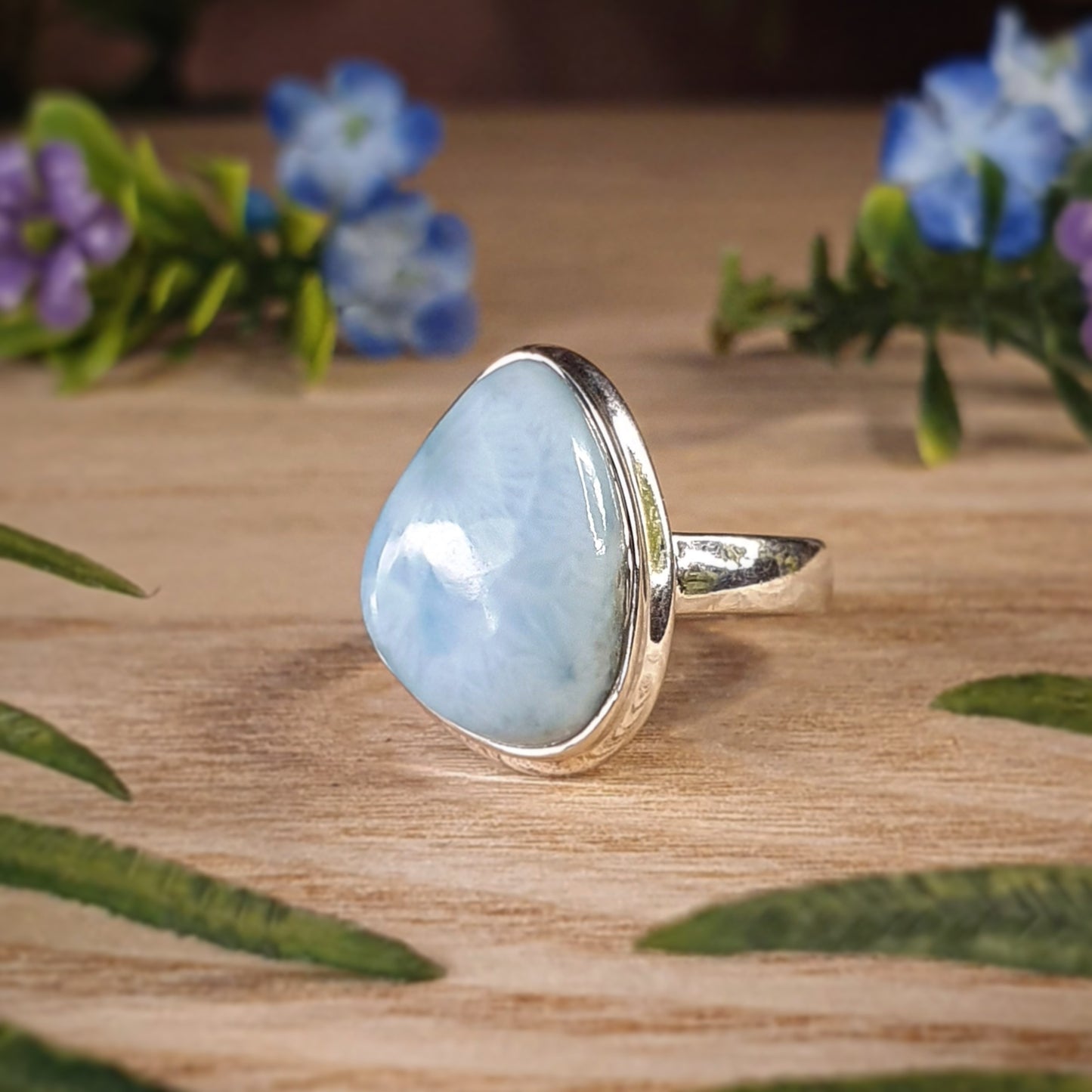 Larimar Ring - Size 8 (mx526)