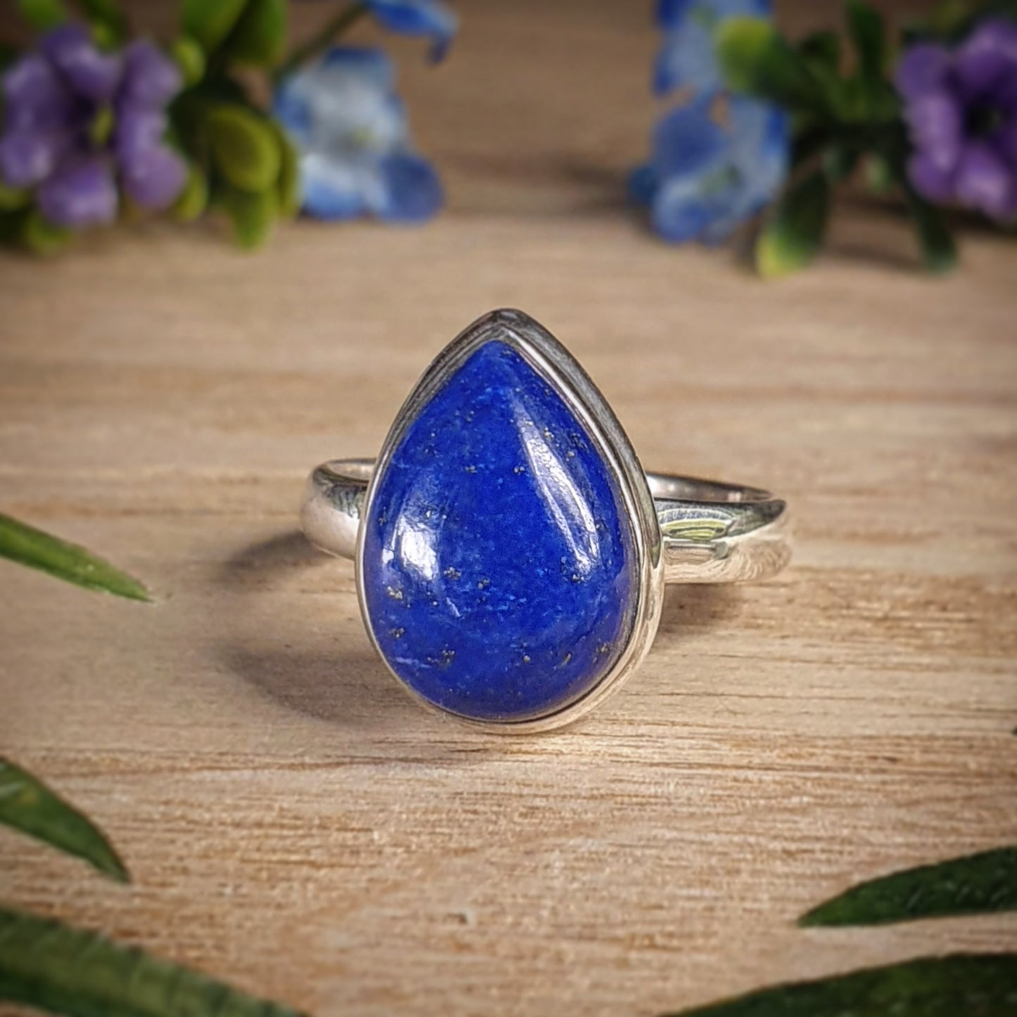 Lapis Lazuli Ring - Size 8 / Q (JX084)