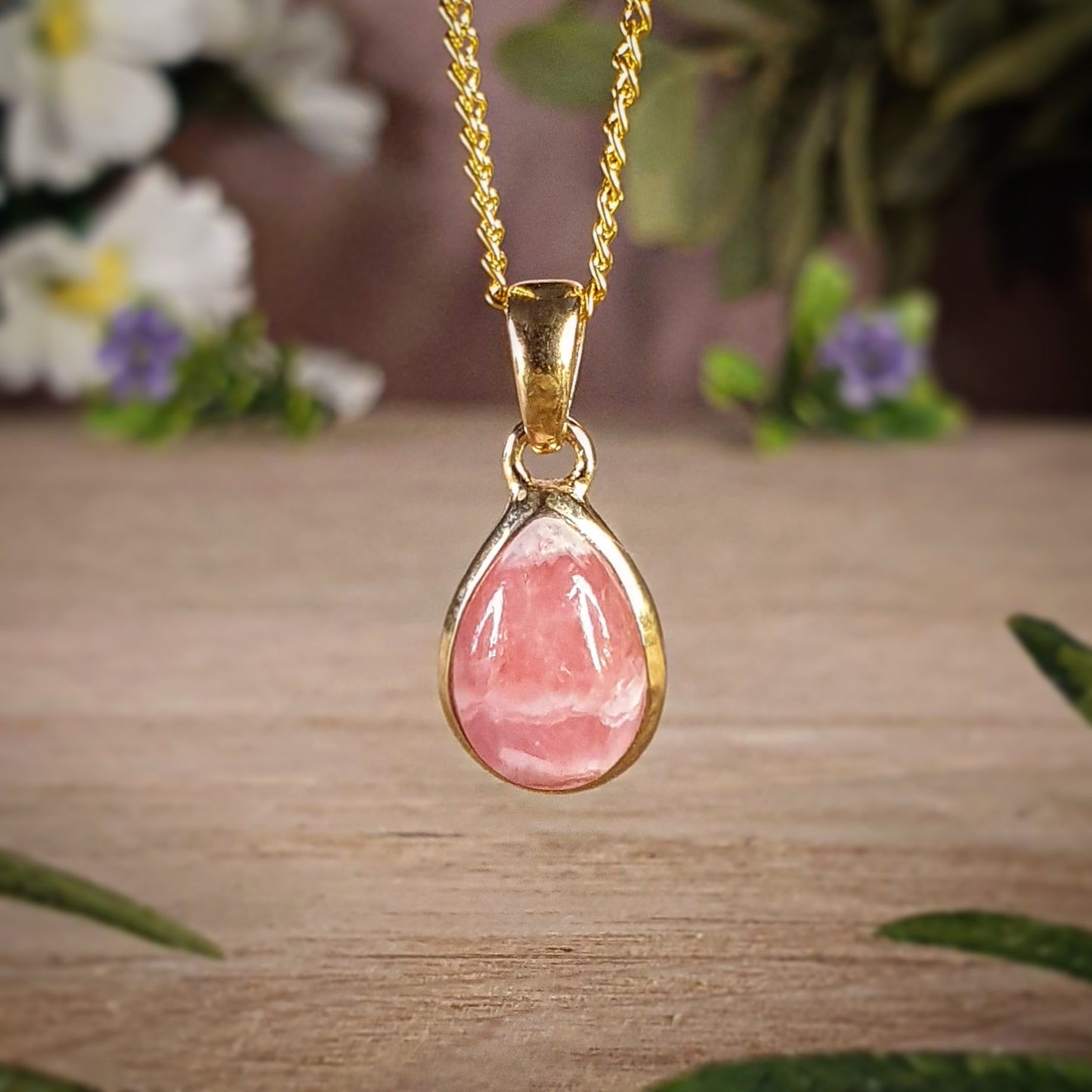 Rhodochrosite Pendant (mx573)