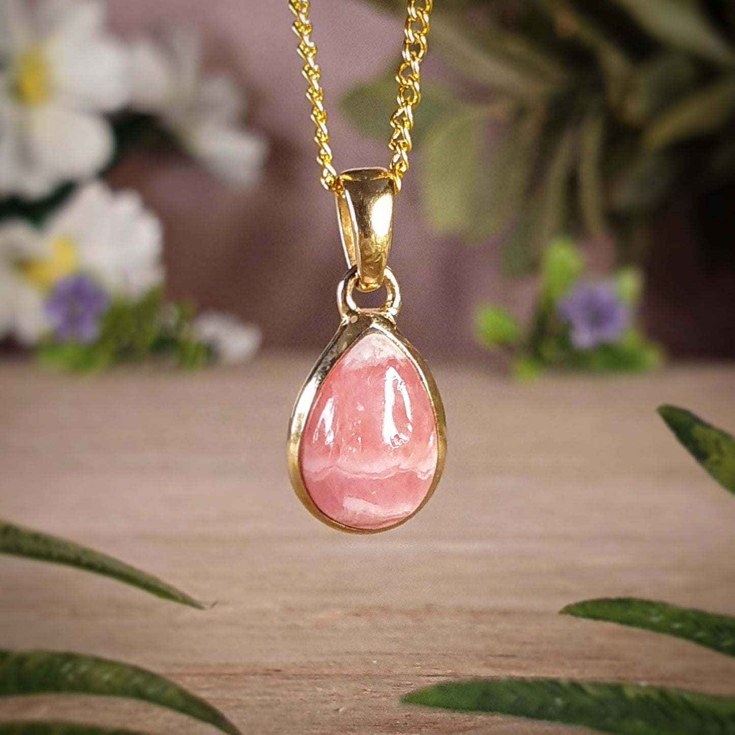 Rhodochrosite Pendant (mx573)