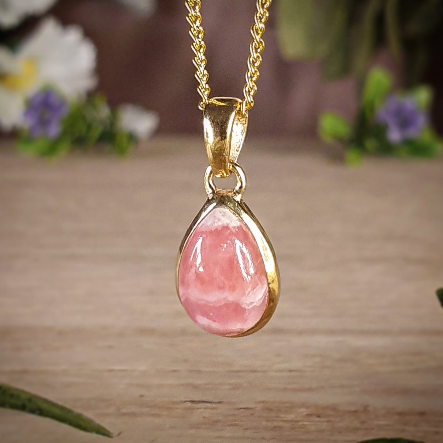 Rhodochrosite Pendant (mx573)