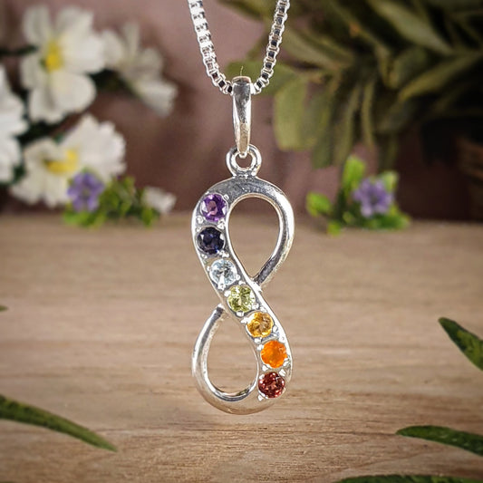 Chakra Infinity Pendant (mx574)