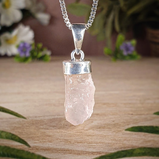 Rose Quartz Pendant (mx593)