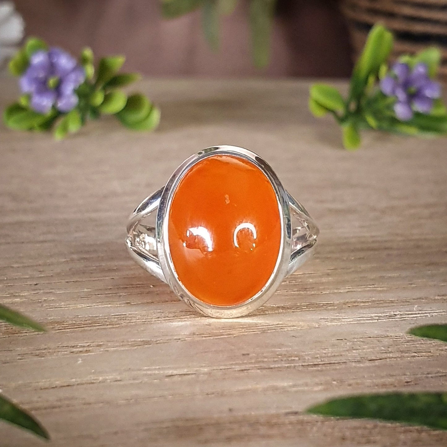 Carnelian Ring - size 10 (mx614)