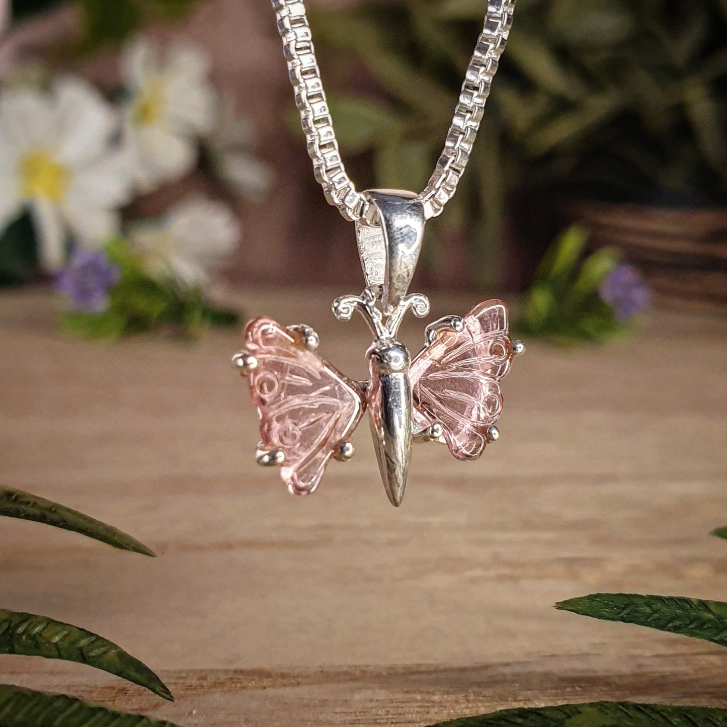 Pink Tourmaline Pendant (mx617)