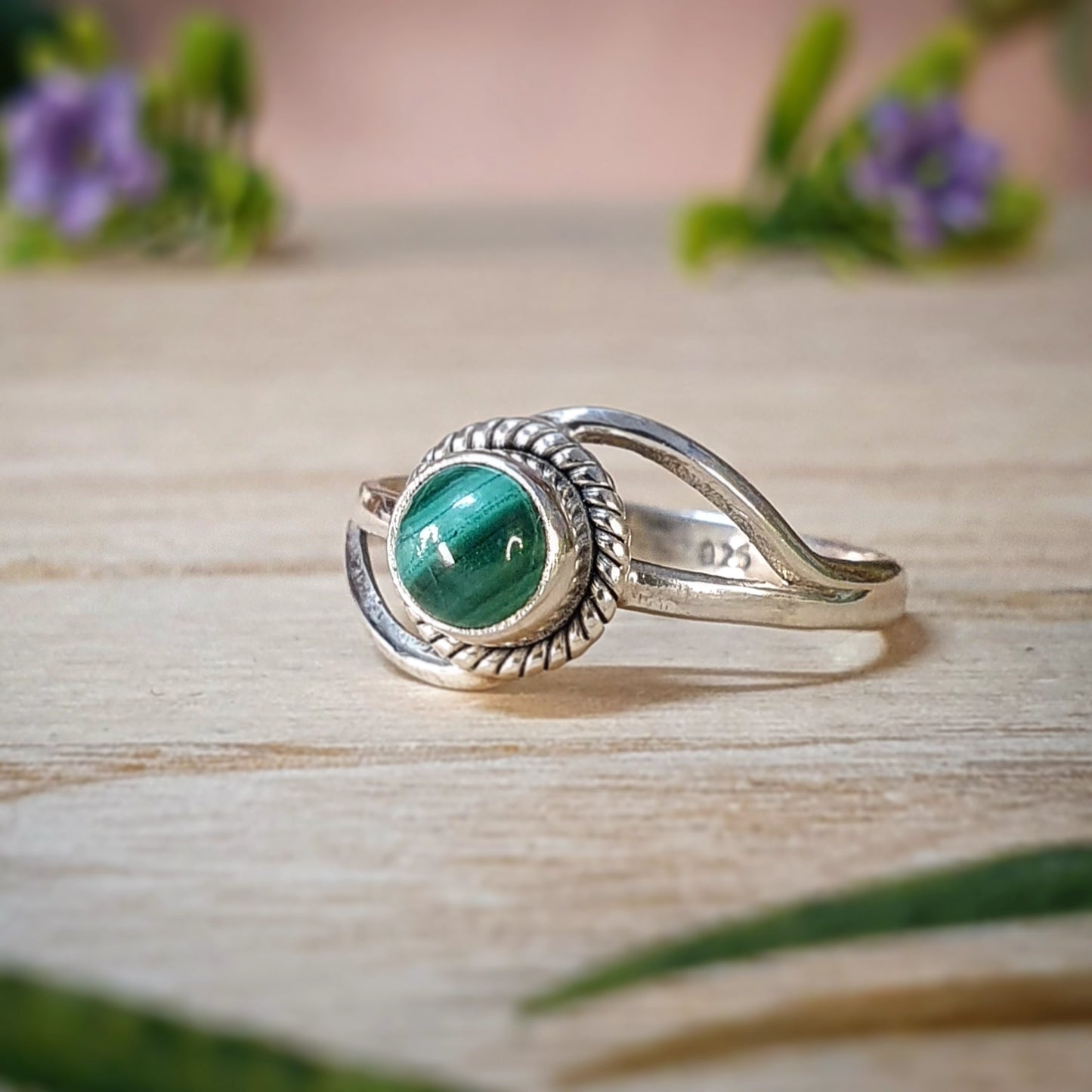 Malachite Ring - Size 6 (mx692)