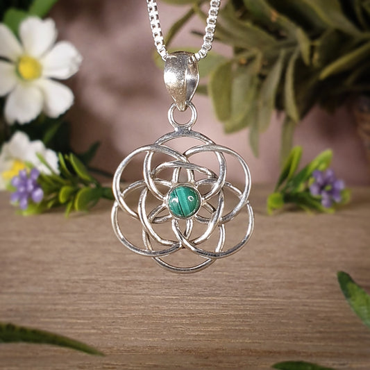 Malachite Pendant (mx684)