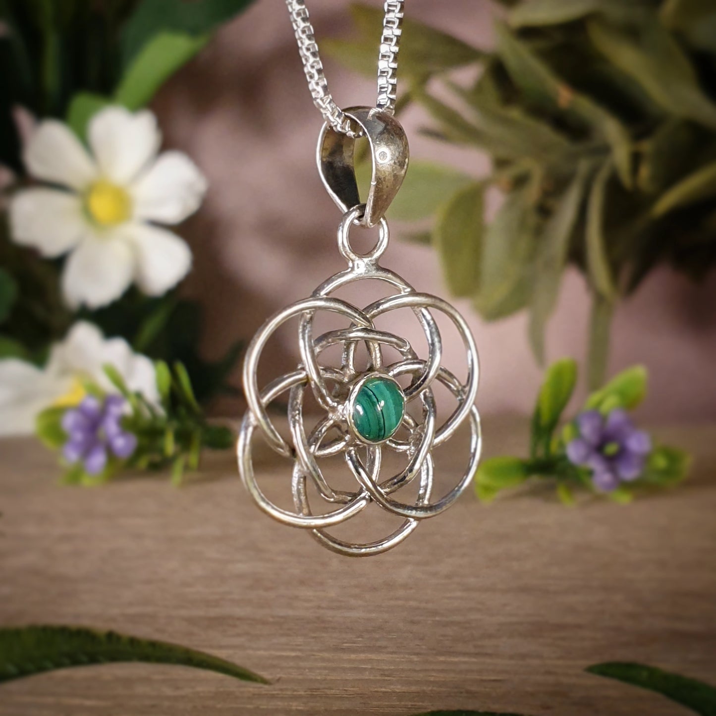 Malachite Pendant (mx684)