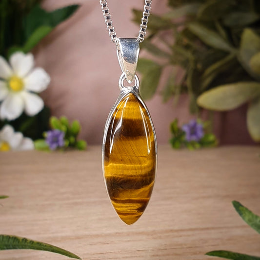 Tiger's Eye Pendant (mx756)