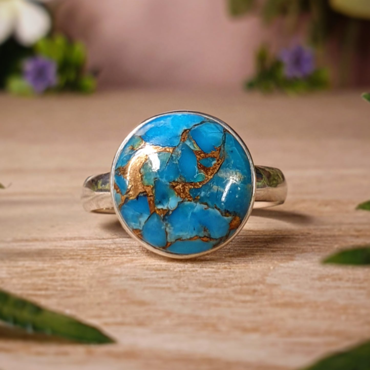 Turquoise Ring - Size 9.5 (mx690)