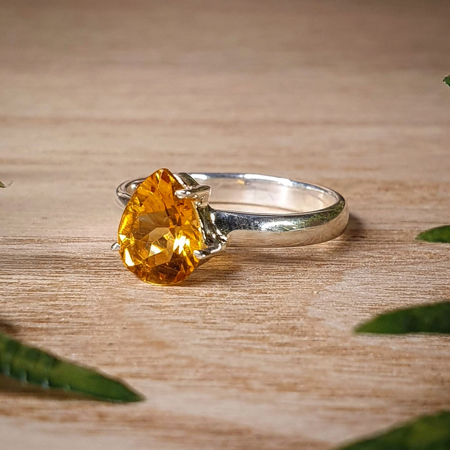 Citrine Ring - Size 8 (mx698)