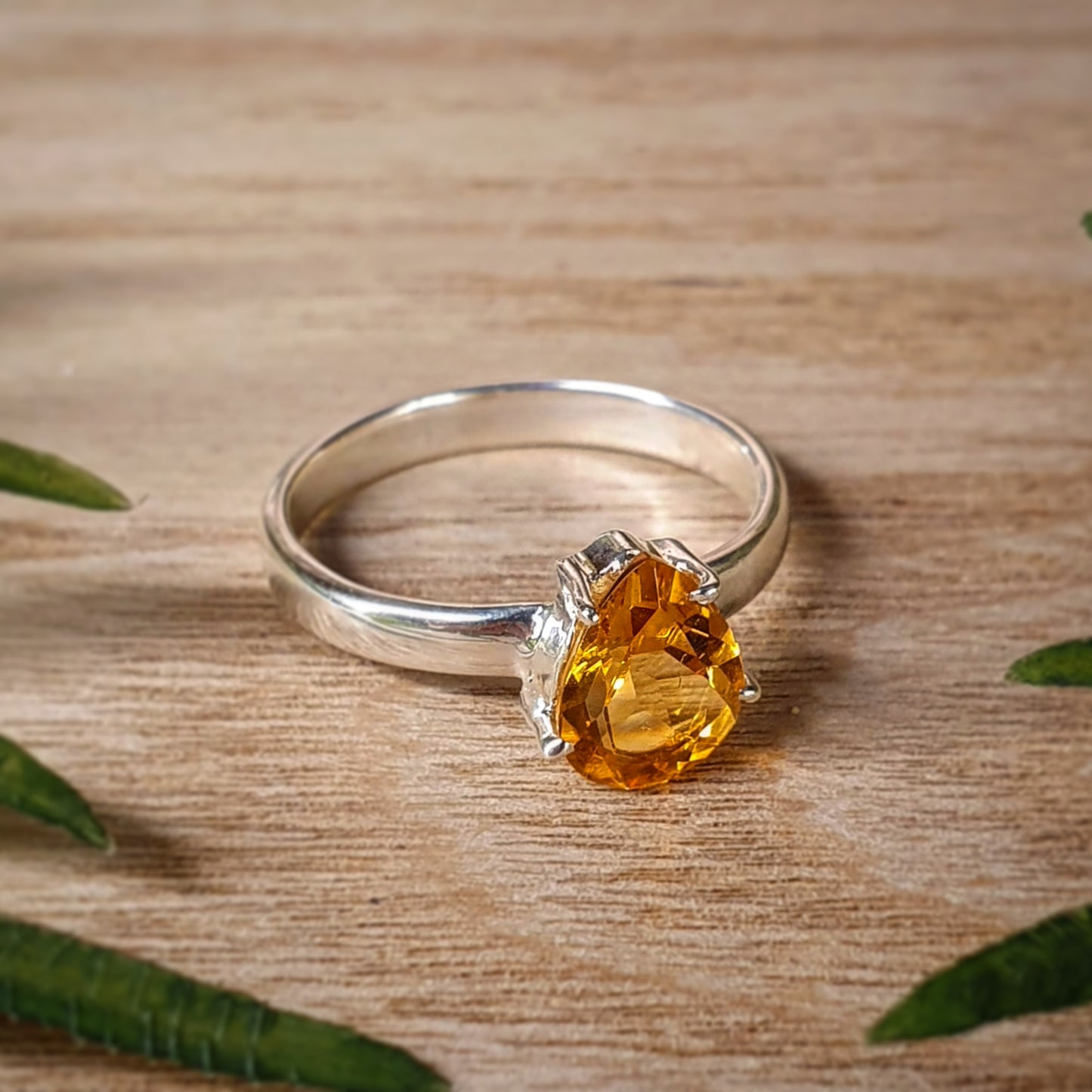 Citrine Ring - Size 8 (mx698)