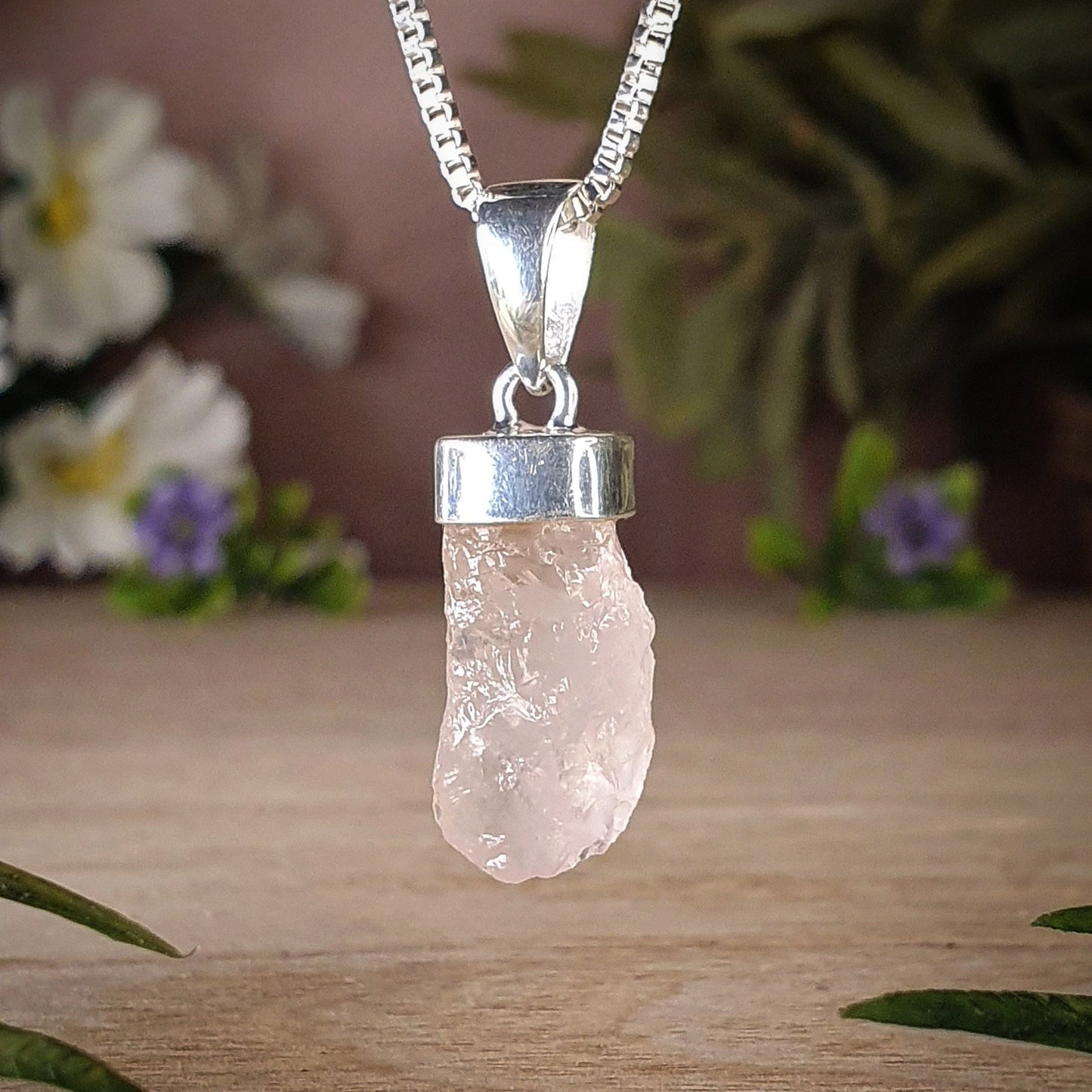 Rose Quartz Pendant (mx593)