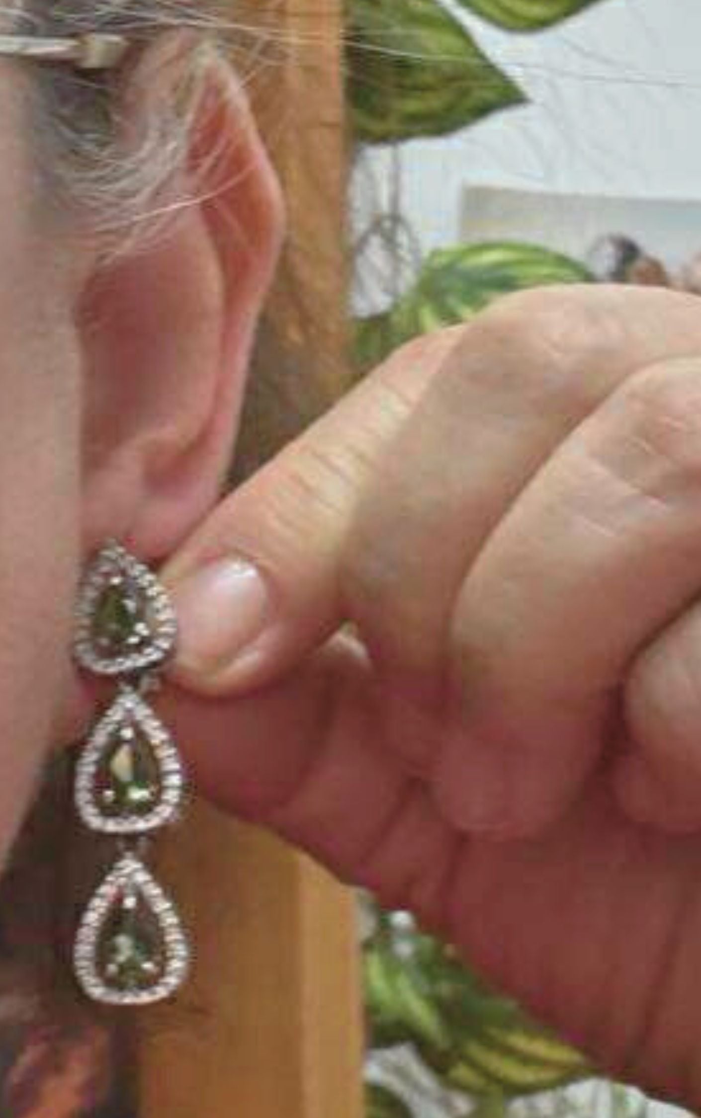 Exquisite Moldavite Earrings