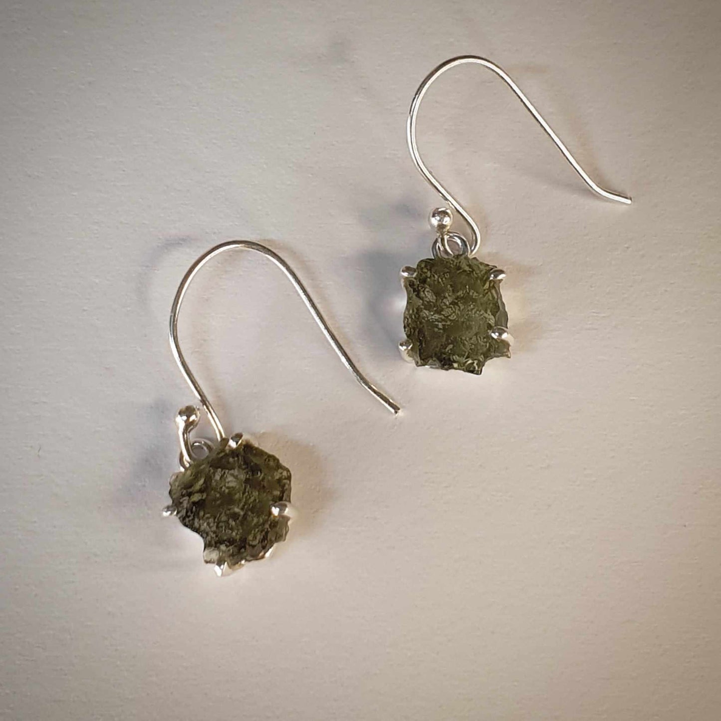 Moldavite Earrings (mx602)