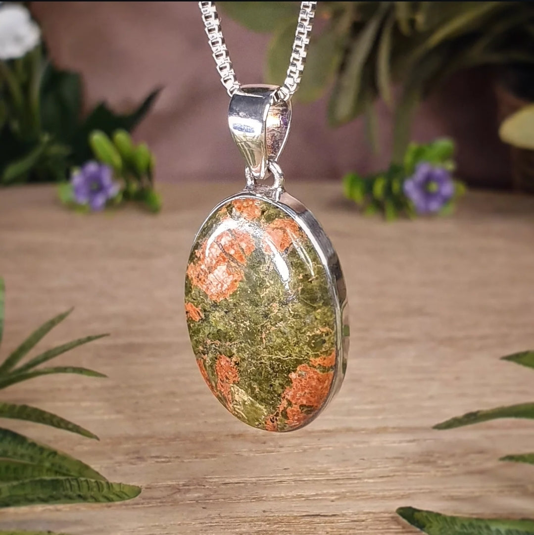 Unakaite Jasper Pendant (mx851)