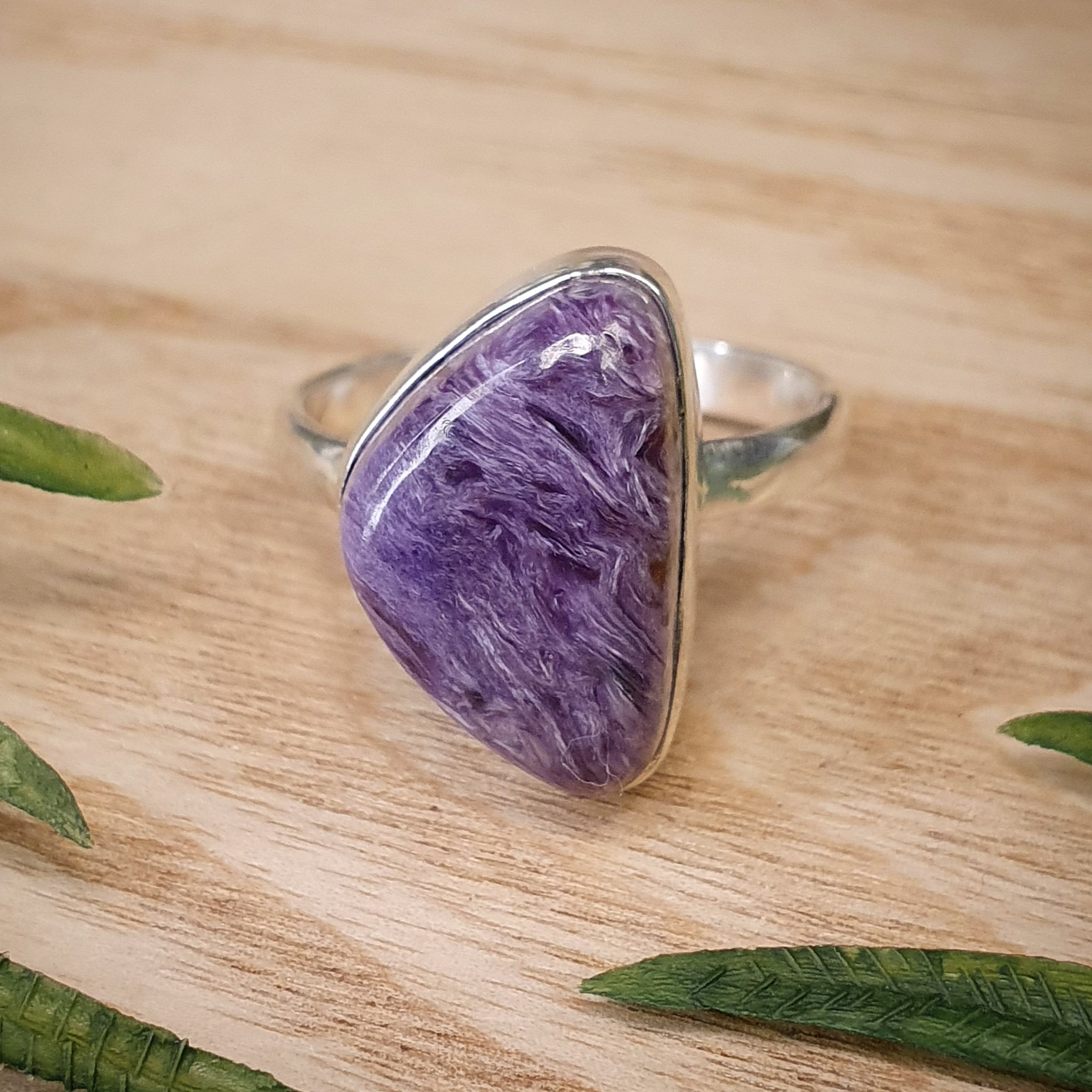 Charoite Ring, cheapest Size 10