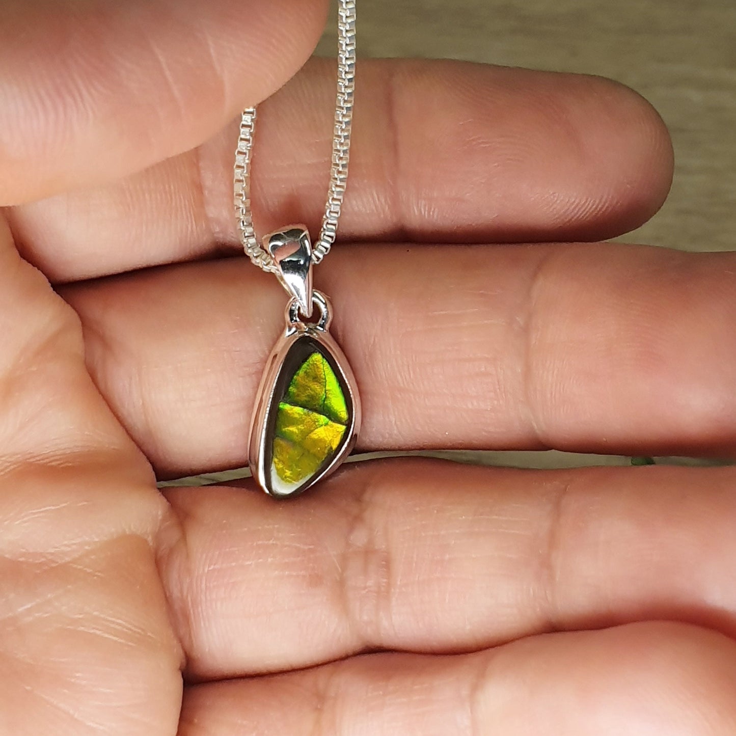 Ammolite Pendant (ZX306)